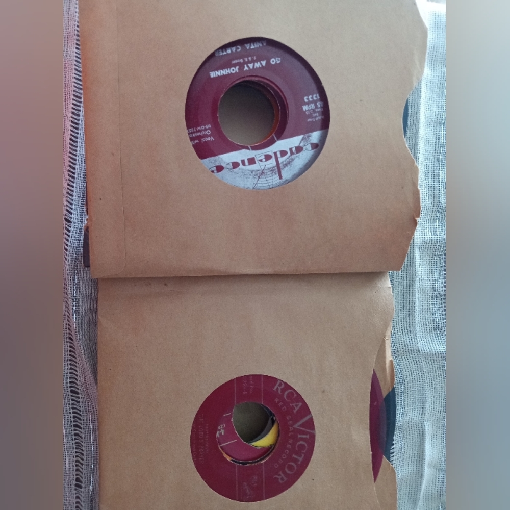 Vtg Record Album & 45 RPM Vinyl Records